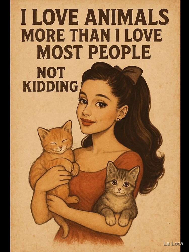 cat lady animal lover cat lovers by La Loca