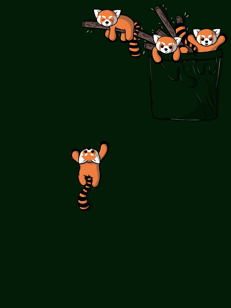 Pocket Red Panda Bears by Beka Designs