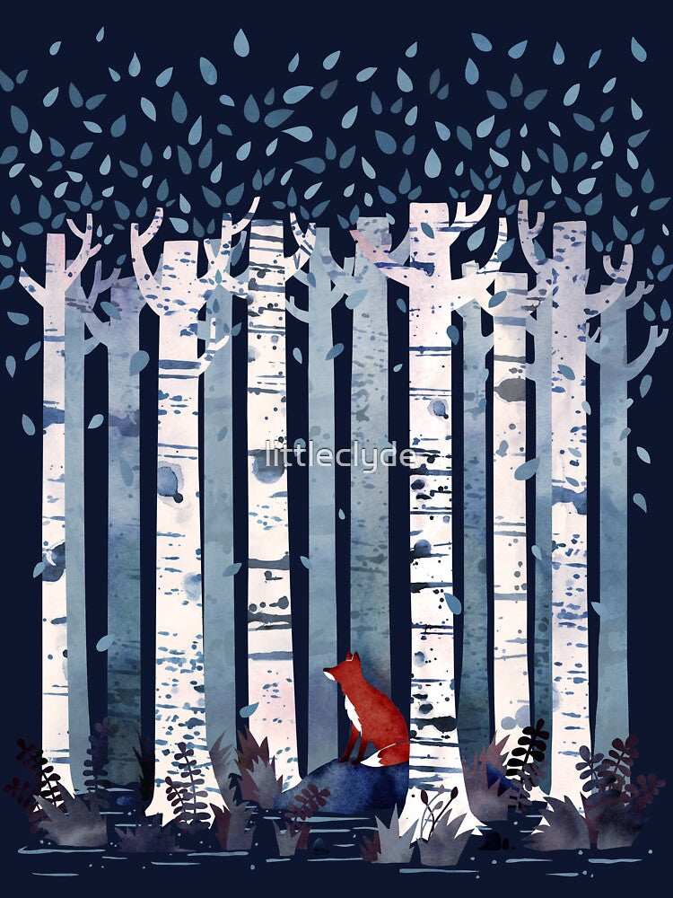The Birches (in Blue) by littleclyde