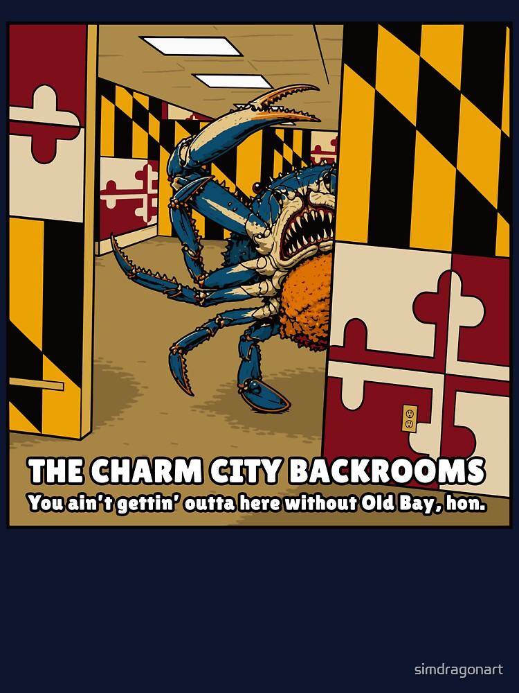 The Charm City Backrooms Maryland Blue Crab by simdragonart