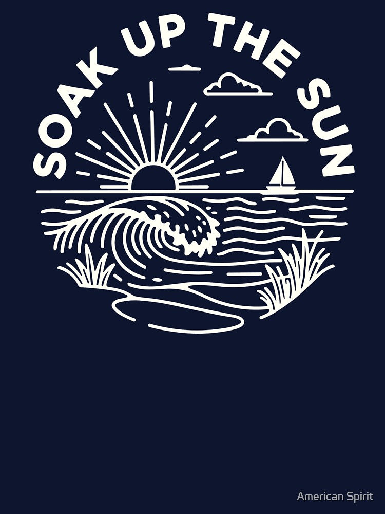Retro Soak Up the Sun Mountain Wave Nature Adventure by American Spirit