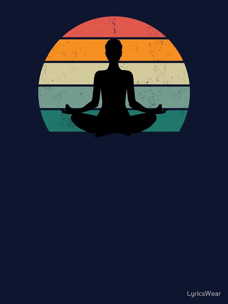 Sunset Yoga Vintage by LyricsWear