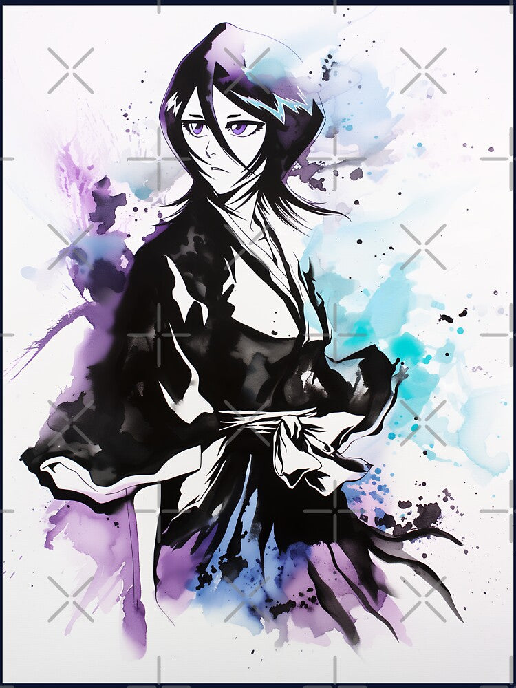 Watercolor Rukia by SchellStation