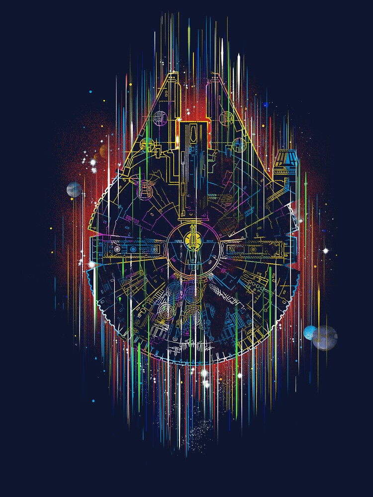 The neon falcon by kharma zero