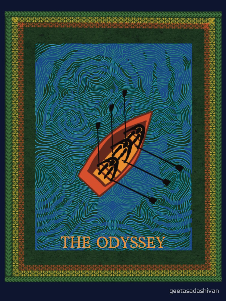 Odyssey | The Long Way Home | Madhubani Style by geetasadashivan