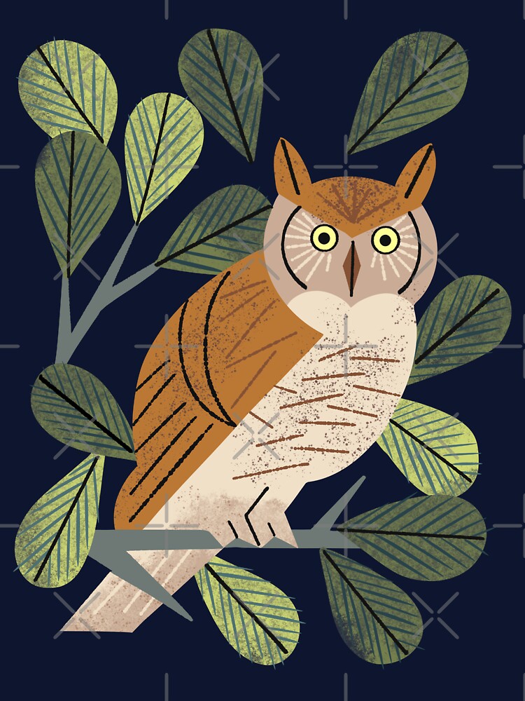 Perching Owl by Renea L Thull