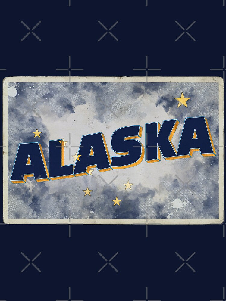Alaska vintage style retro souvenir by DeveloperProp0