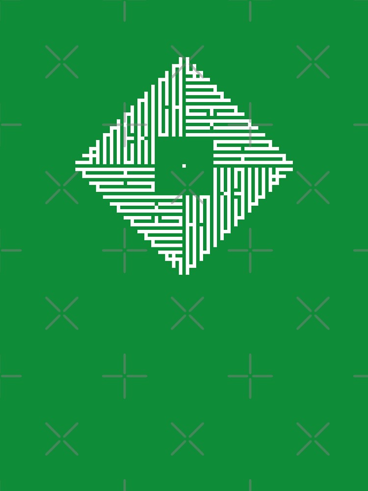 AMERICA | White  | Modern Geometric Kufi Calligraphy | From Name to Art by FOR YOUR NAME
