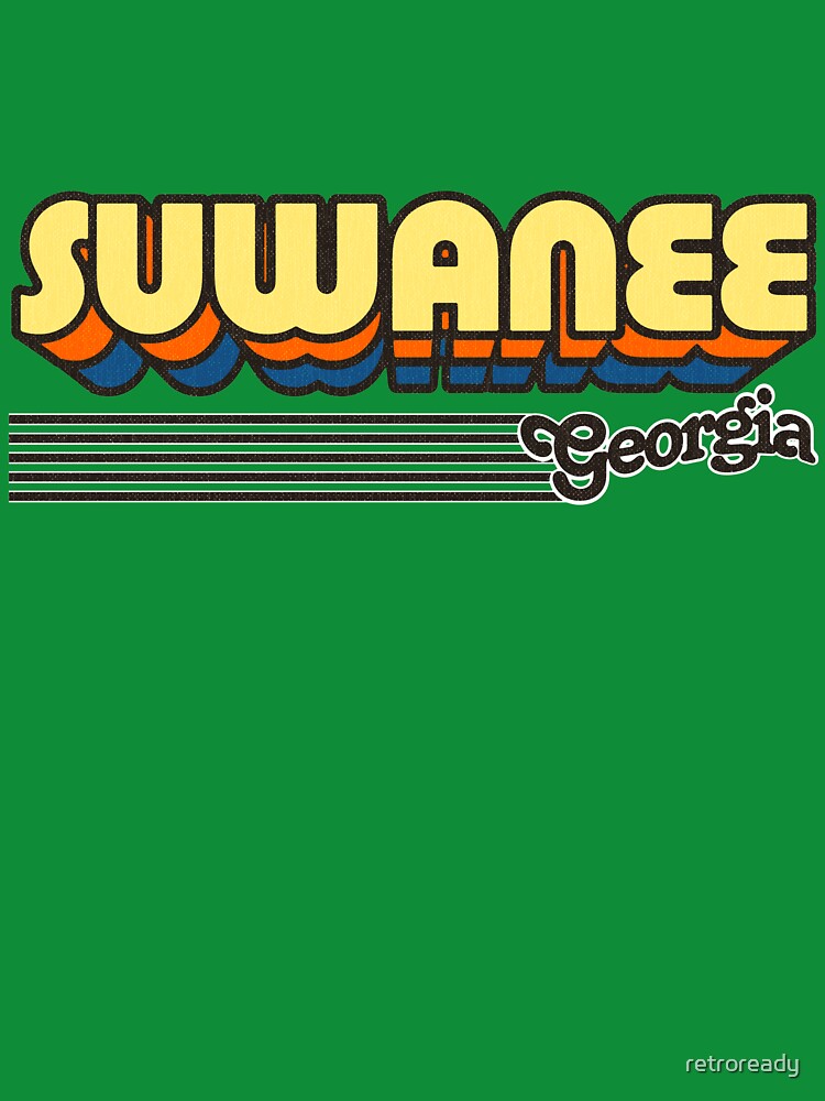 Suwanee, Georgia | Retro Stripes by retroready