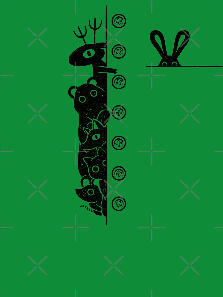 Forest Inside My Shirt Pocket Animals Bear Cat Deer Mouse Dog by Tobe Fonseca by Tobe Fonseca®