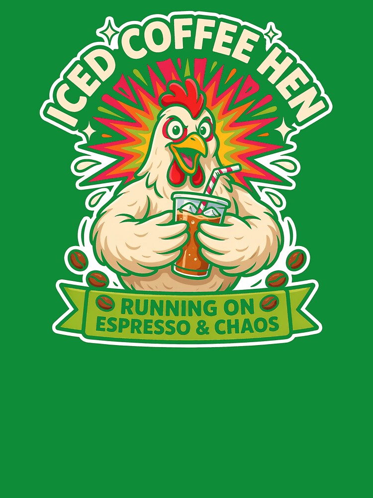 Iced Coffee Hen: Running On Espresso & Chaos by InkRebelia