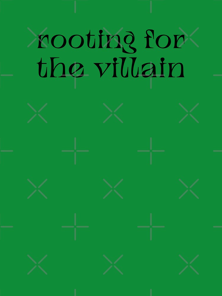 bookkeepers community: rooting for the villain (black) by J-Creative-