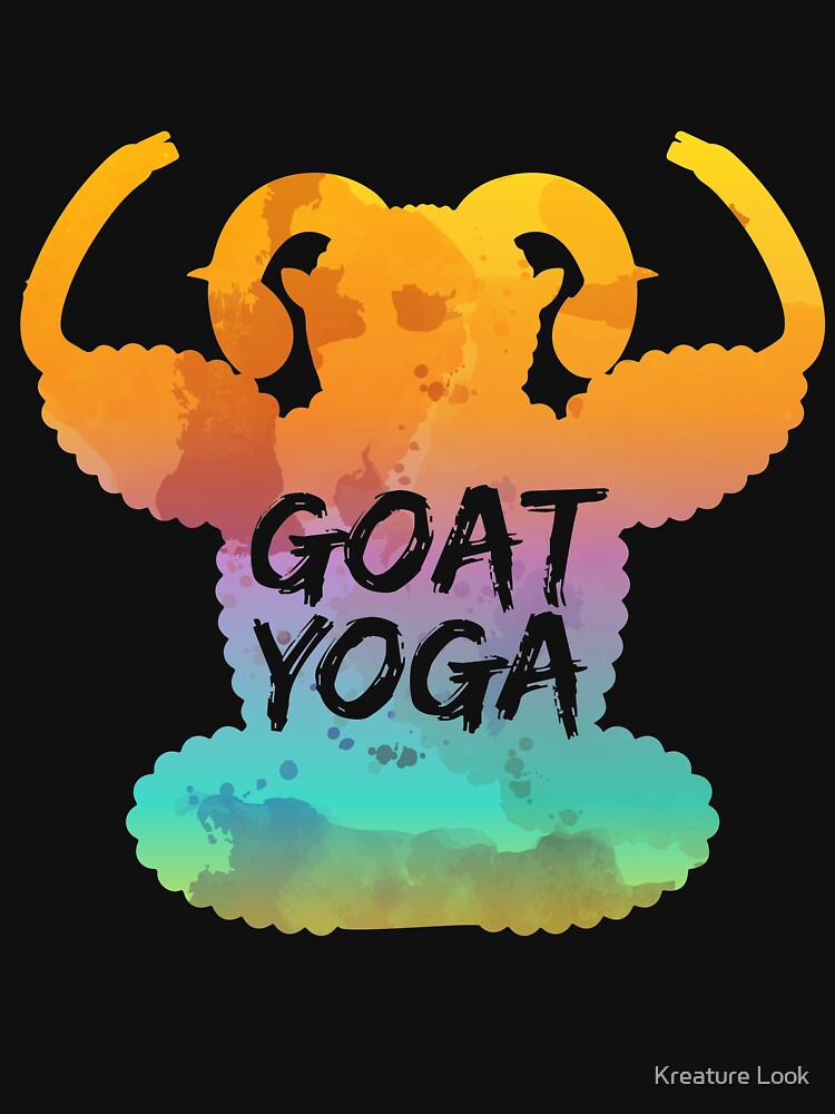 goat yoga | yoga shirt | yoga gifts | yoga teacher shirt | yoga women | yoga instructor  | yoga mom | yoga women | yoga kids | yoga addict by Kreature Look
