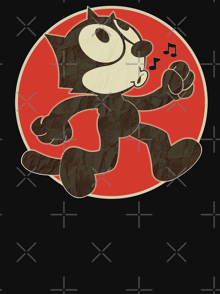 Felix The Cat Keep Walking Vintage Retro by SynstheticRealm