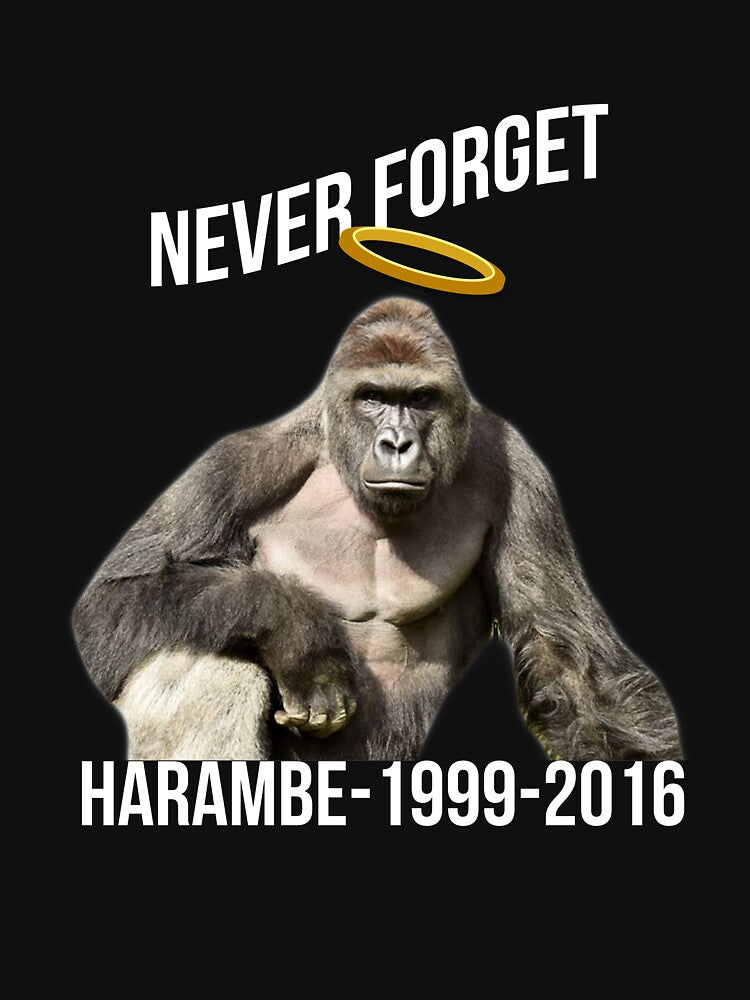 Harambe Never Forget by narc0l3ptic