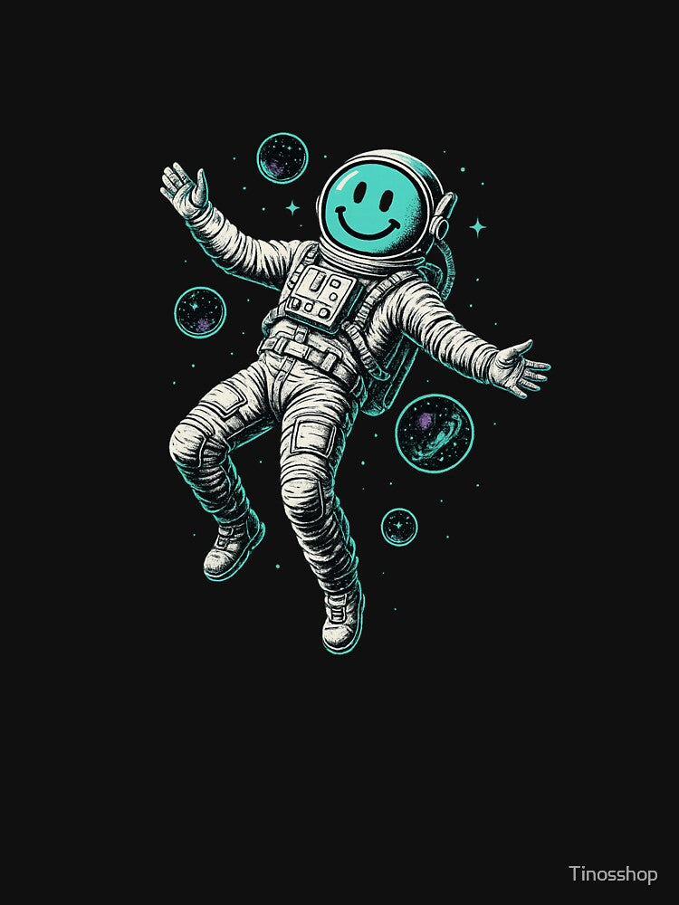 Smiley Astronaut in Space by Tinosshop