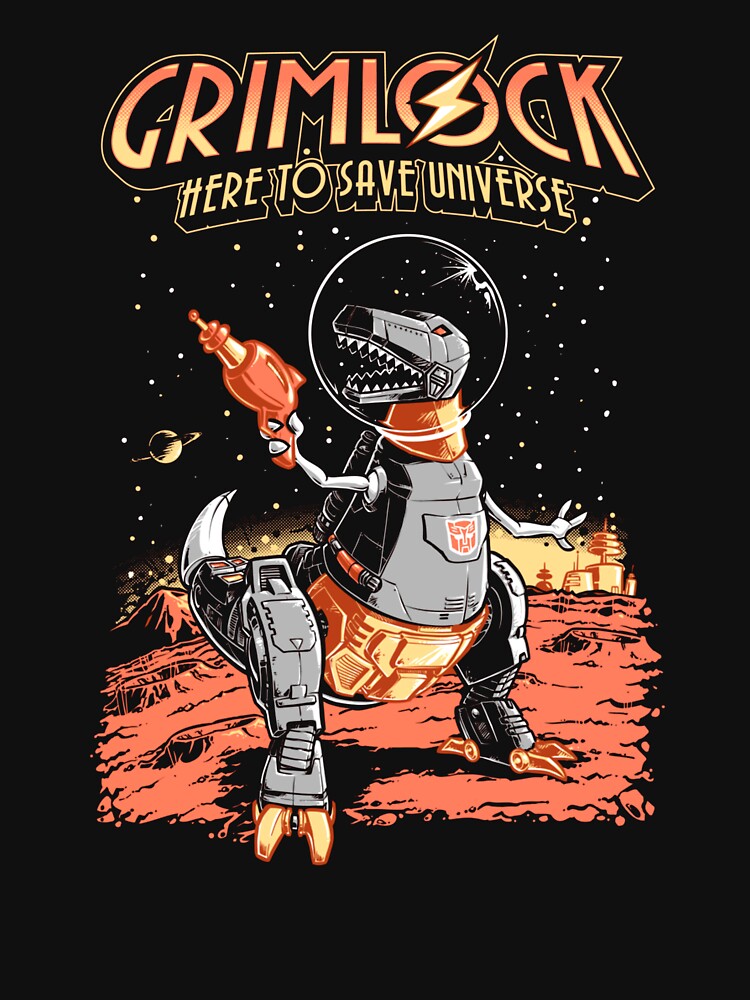 Space Pulp Robot Dinosaur Hero by HerbertSkidmore