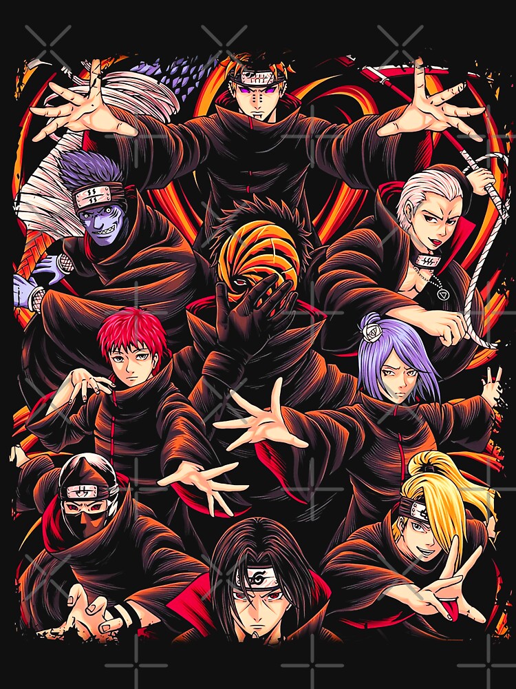 Akatsuki Organization by NF Designs Studio DTF