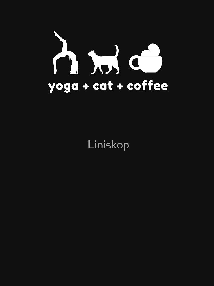 Copy of Yoga Cat Coffee by Liniskop
