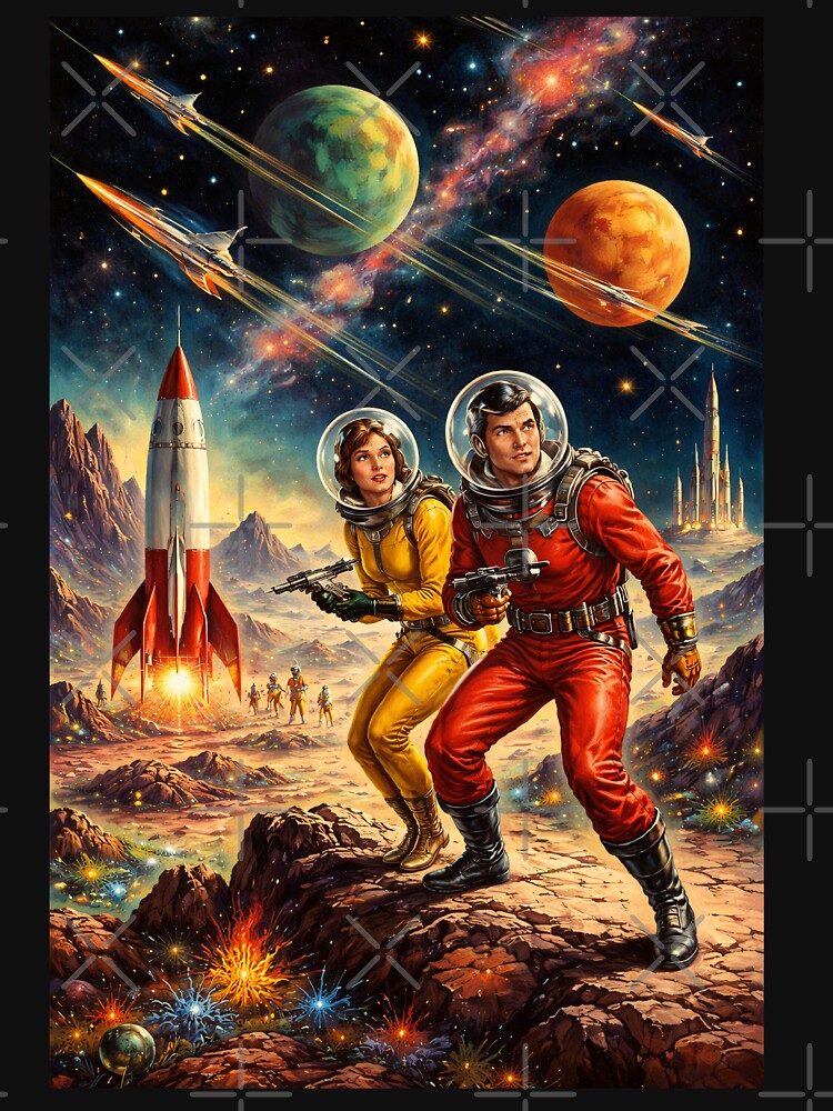 Retro Sci-Fi Poster by Moviebuff91