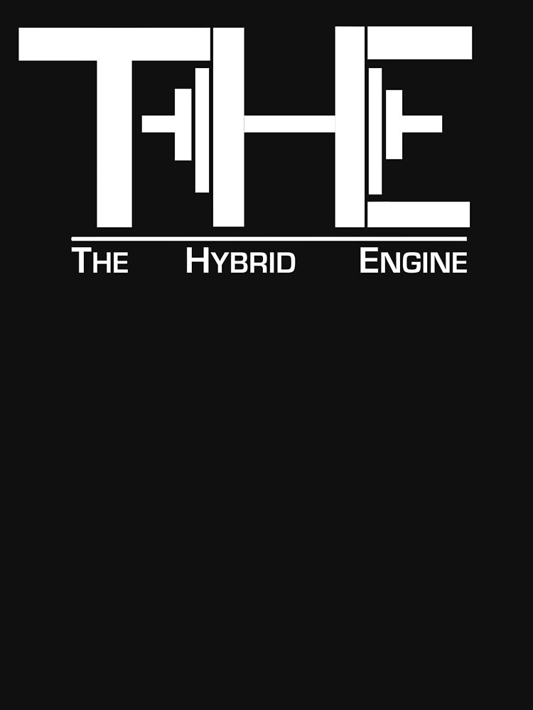 The Hybrid Engine White Lettering by TheHybridEngine
