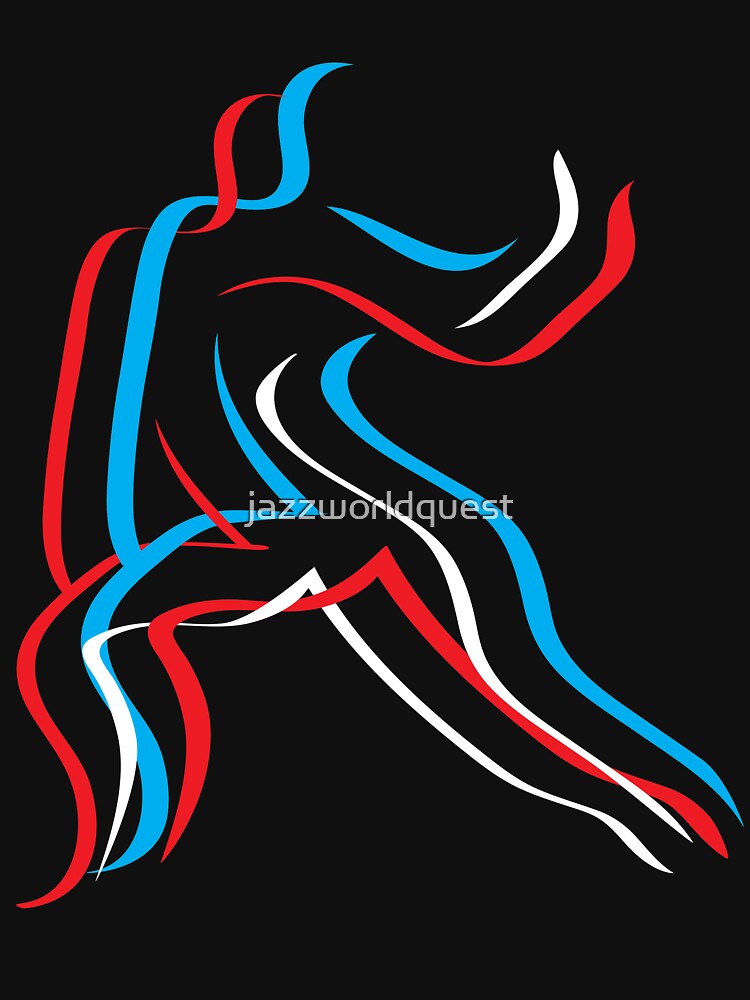 Colorful Stylish Yoga Pose by jazzworldquest