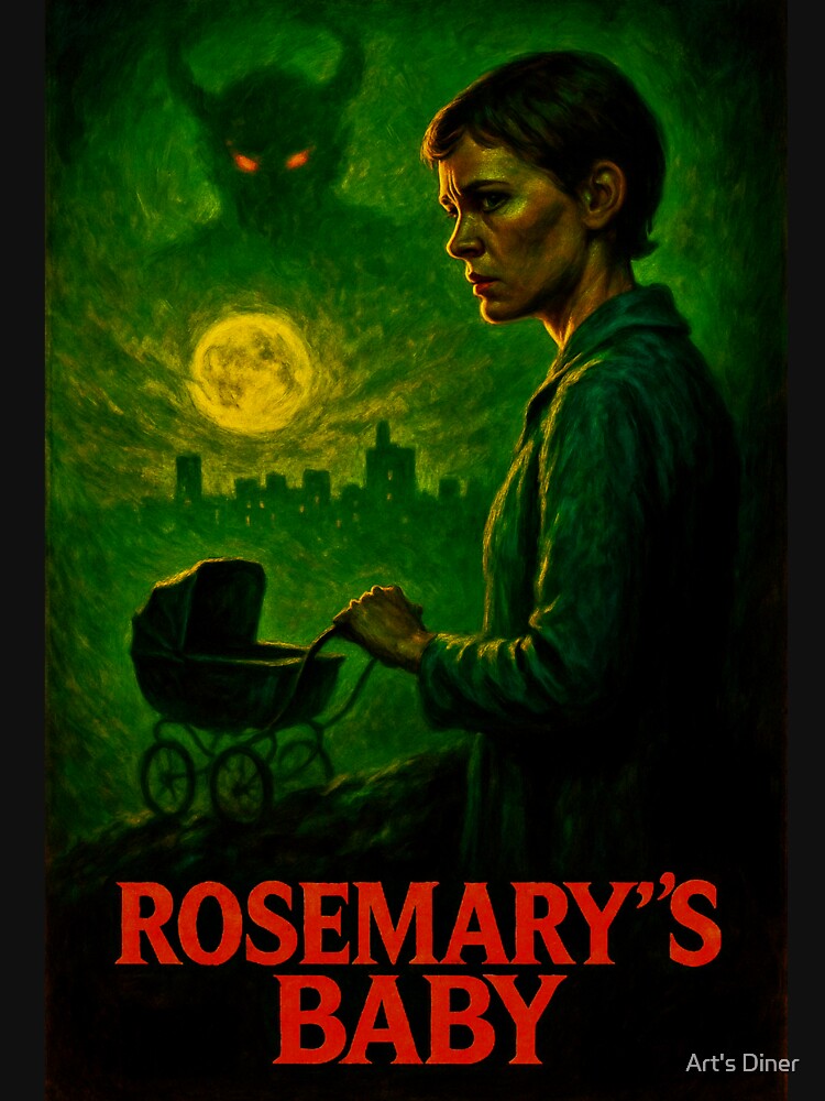 Rosemary’s Baby: The Devil’s Secret – Reimagined Horror Poster by Art's Diner