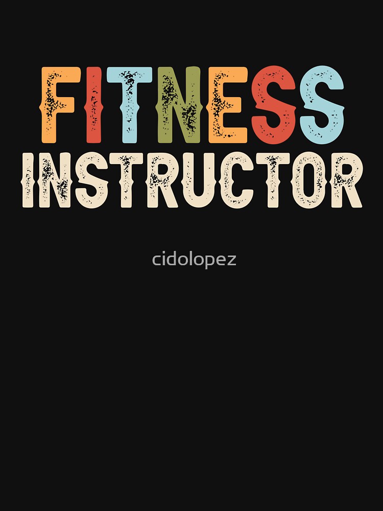 Fitness Instructor Job Occupation Funny Birthday by cidolopez