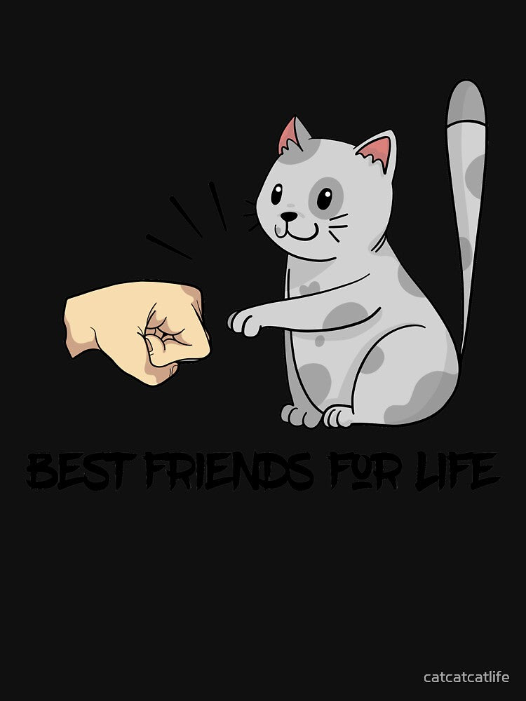 Funny Cat Lover Fist Bump T Shirt Cat Lovers Shirt by catcatcatlife