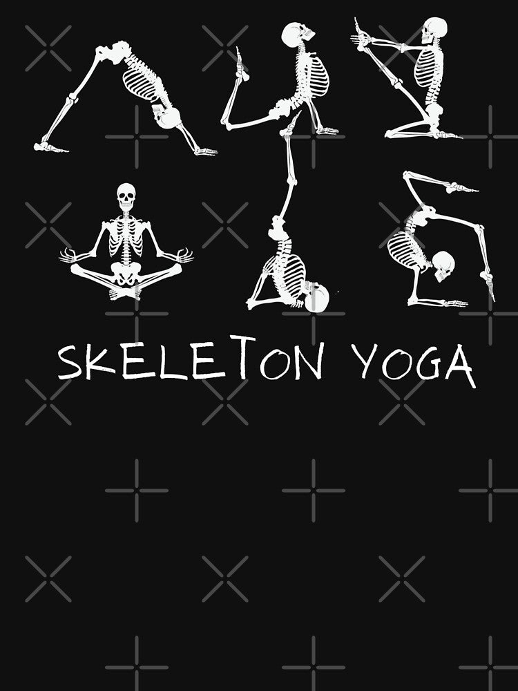 Skeleton Yoga by clothingyouneed.com
