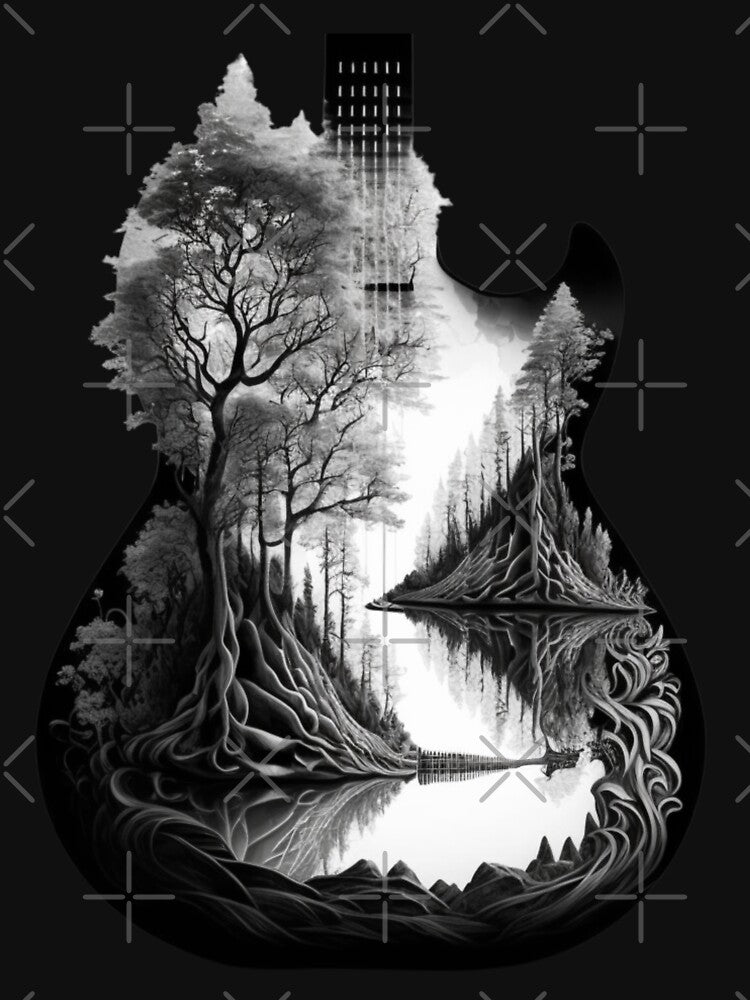 Nature Guitar by DianaaBoutique