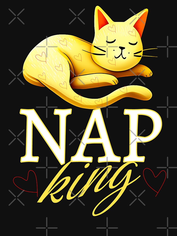 Nap king, funny cat owner gifts by Creativeworld777
