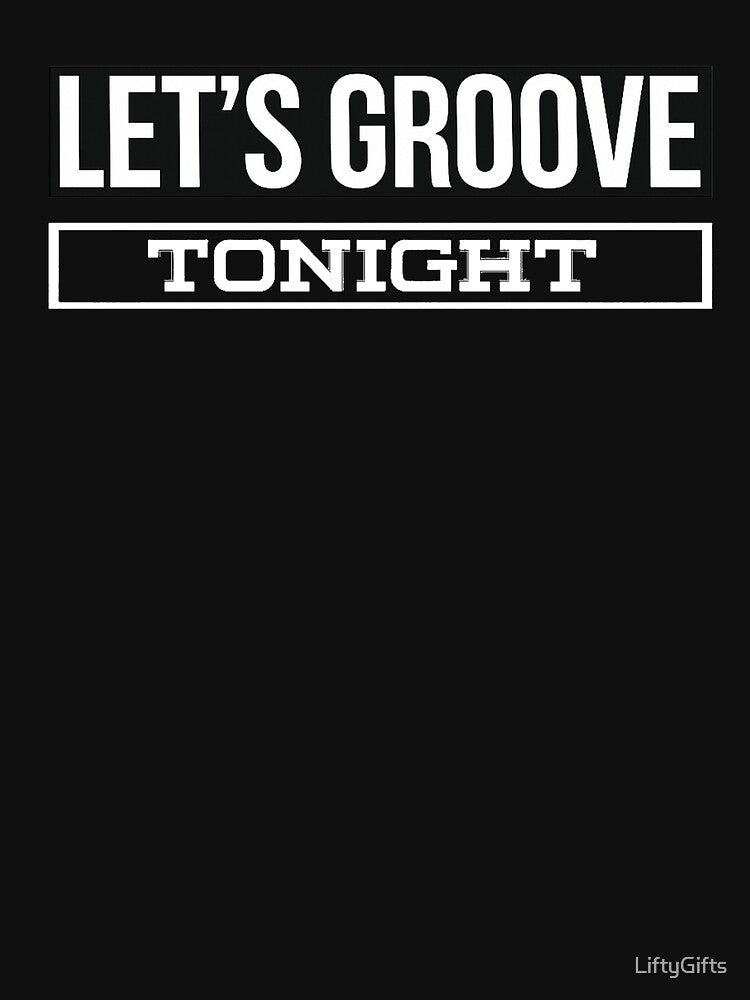 Retro Disco Dance Night Groove Music Typography by LiftyGifts