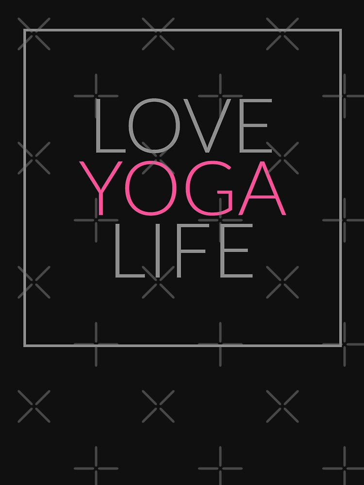 Love Yoga Life Yoga Fitness Lover by Singhe Design