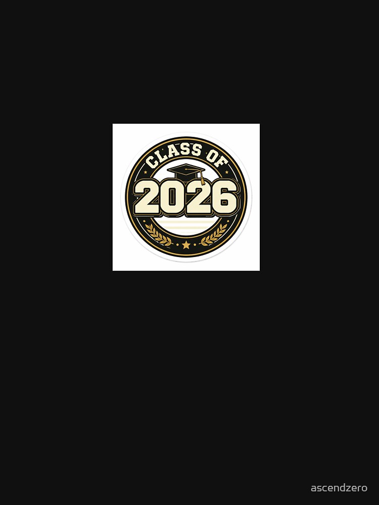 Class of 2026 graduation circle sticker by ascendzero