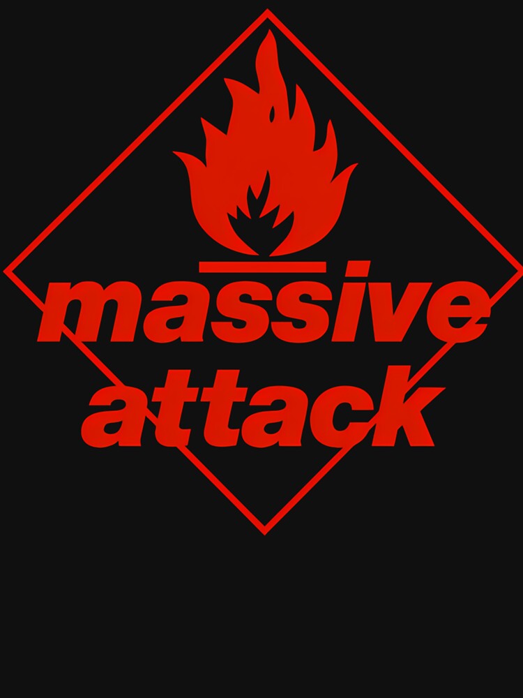 Massive Attack Flame Symbol Red Diamond by Meda2