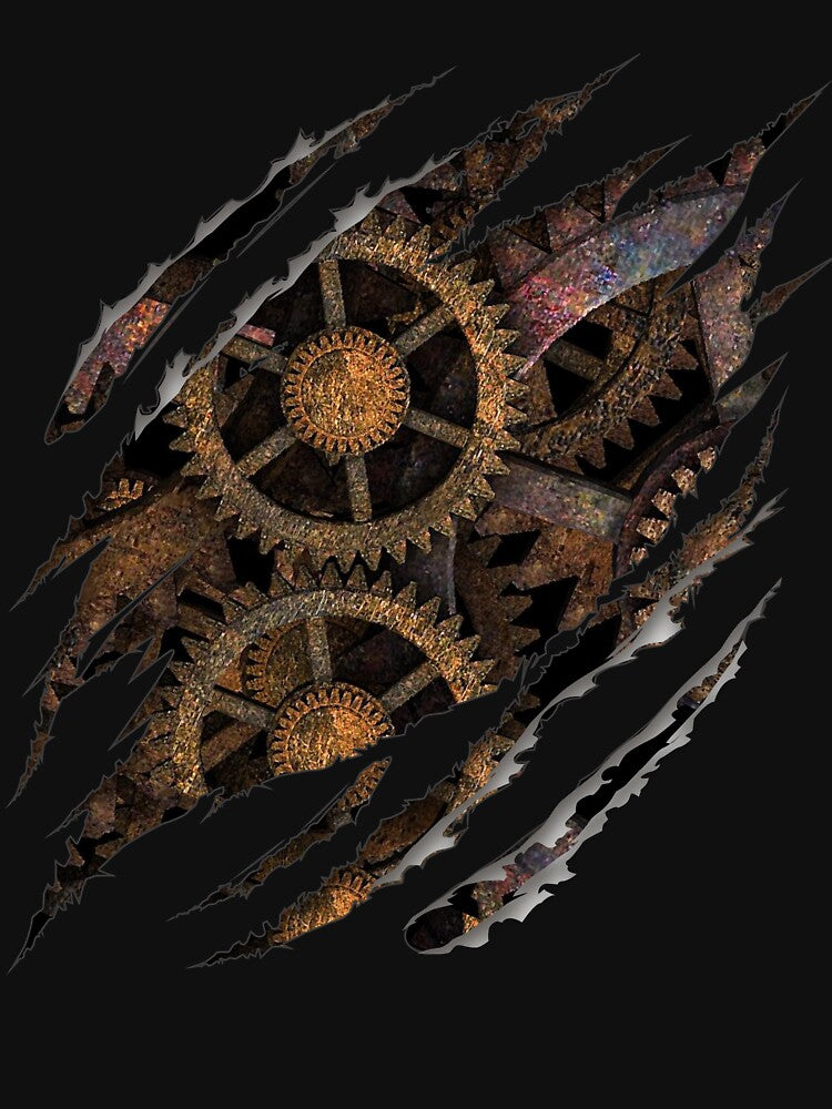 Steampunk Vintage Gears Cogs and Wheels In Me by Shoppy  Vista