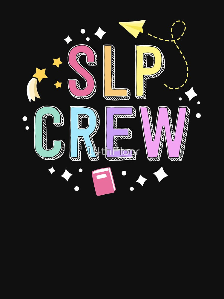 SLP Crew Matching Speech Language Pathology Team Therapist by 14thFloor