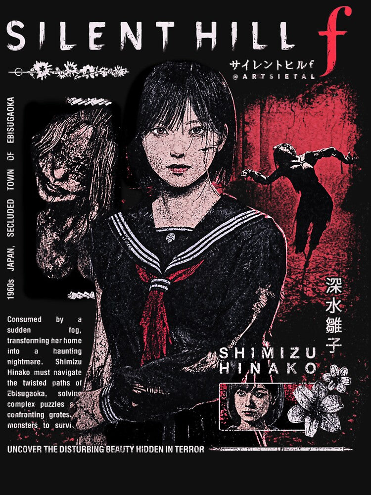Silent Hill F Shimizu Hinako Fan Art by PushpenderTOTO