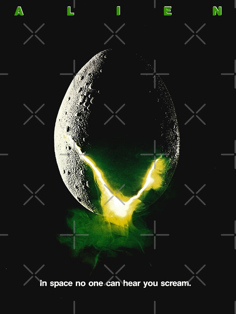 Alien Egg Horror Vintage Film by Pinkandfurryous