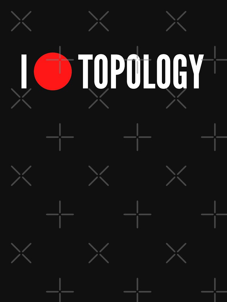 I love topology math geek joke - black oneline by ArtsySue