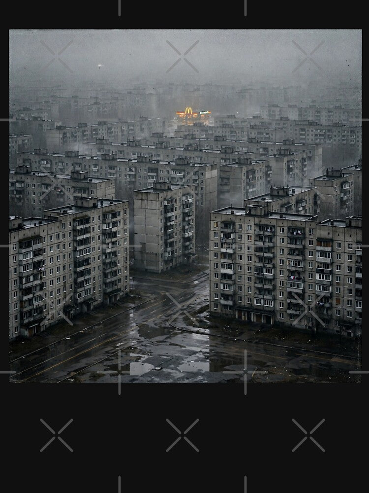 KFC in Foggy Post-Soviet City by Late Theory
