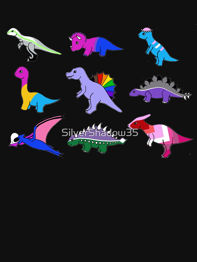 Pride Dinosaurs by SilverShadow35