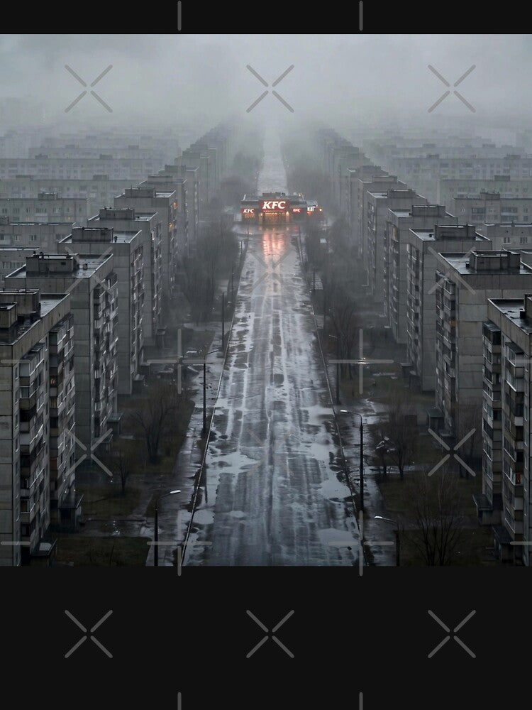 Foggy Post-Soviet City KFC by Late Theory