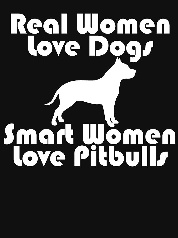 Smart Women Love Pitbulls by findgreatshirts