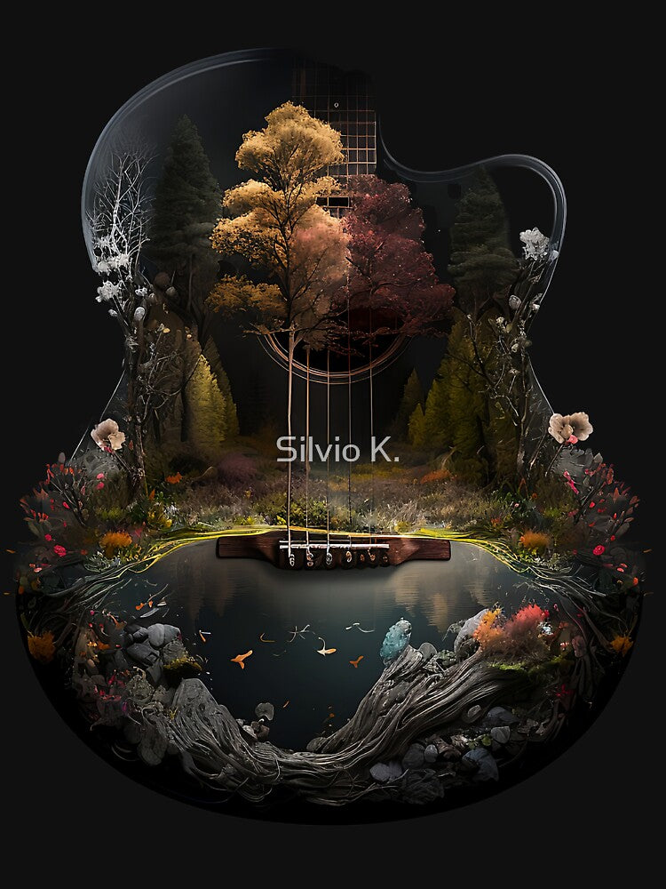 Fusion of Guitar and Nature - Night by Silvio K.