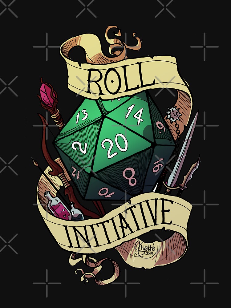 Roll Initiative by Stivaktis Art