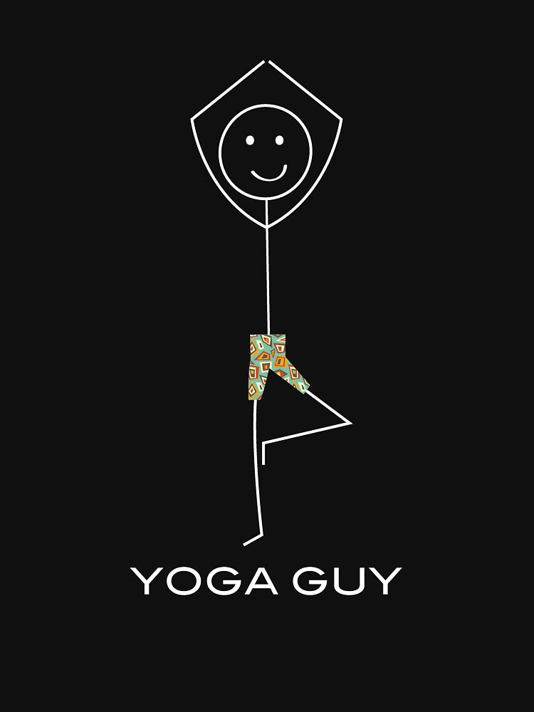 Funny Mens Yoga Guy by whyitsme