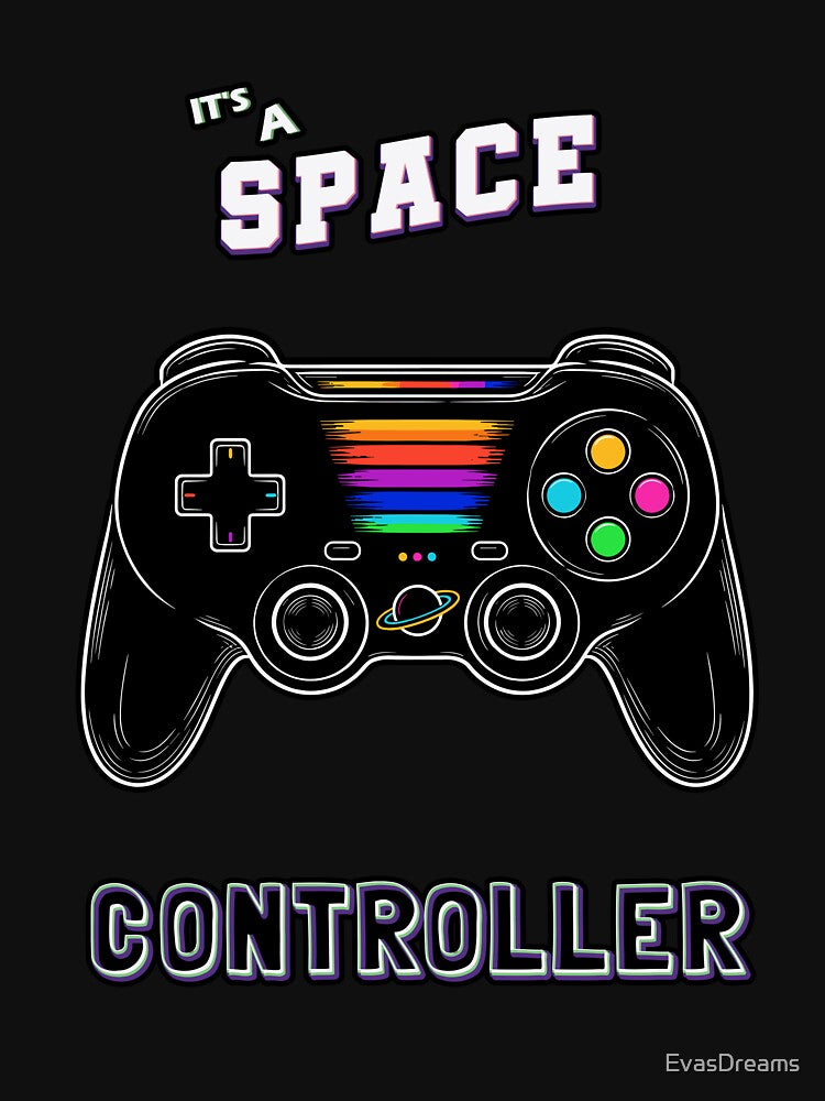 Space Controller Gaming Art by EvasDreams