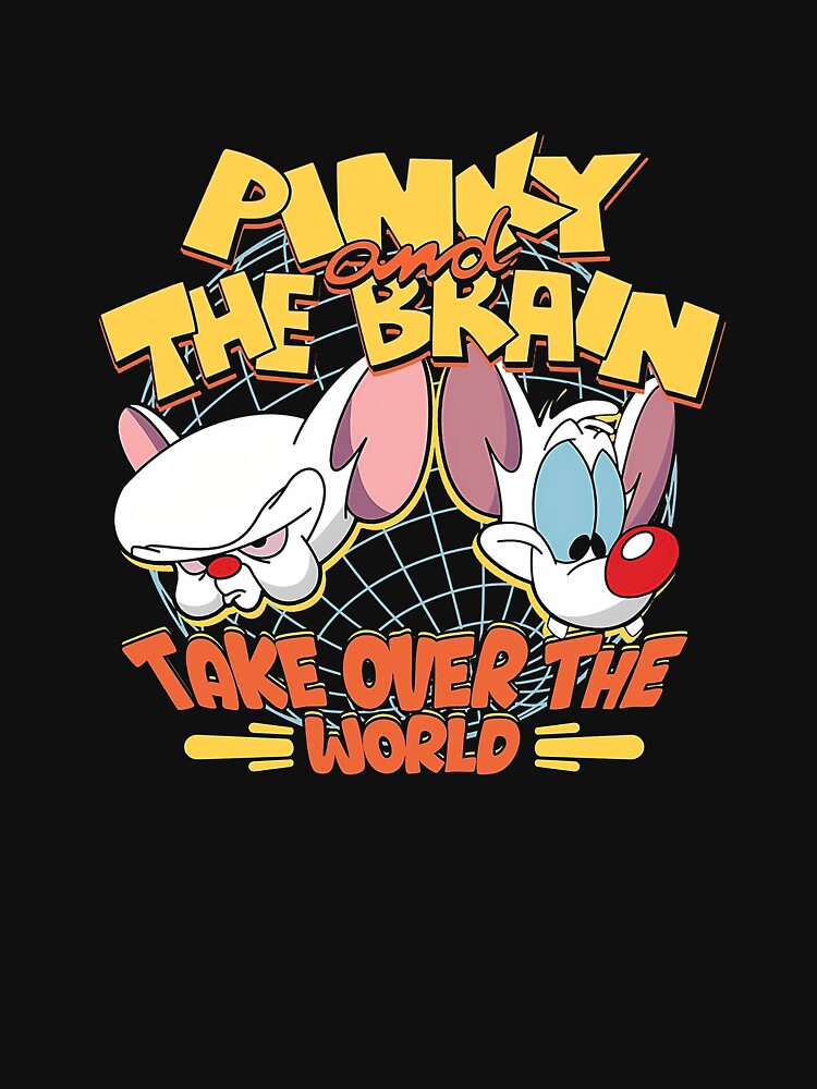 Pinky And The Brain Take Over The World Vintage by virkali77